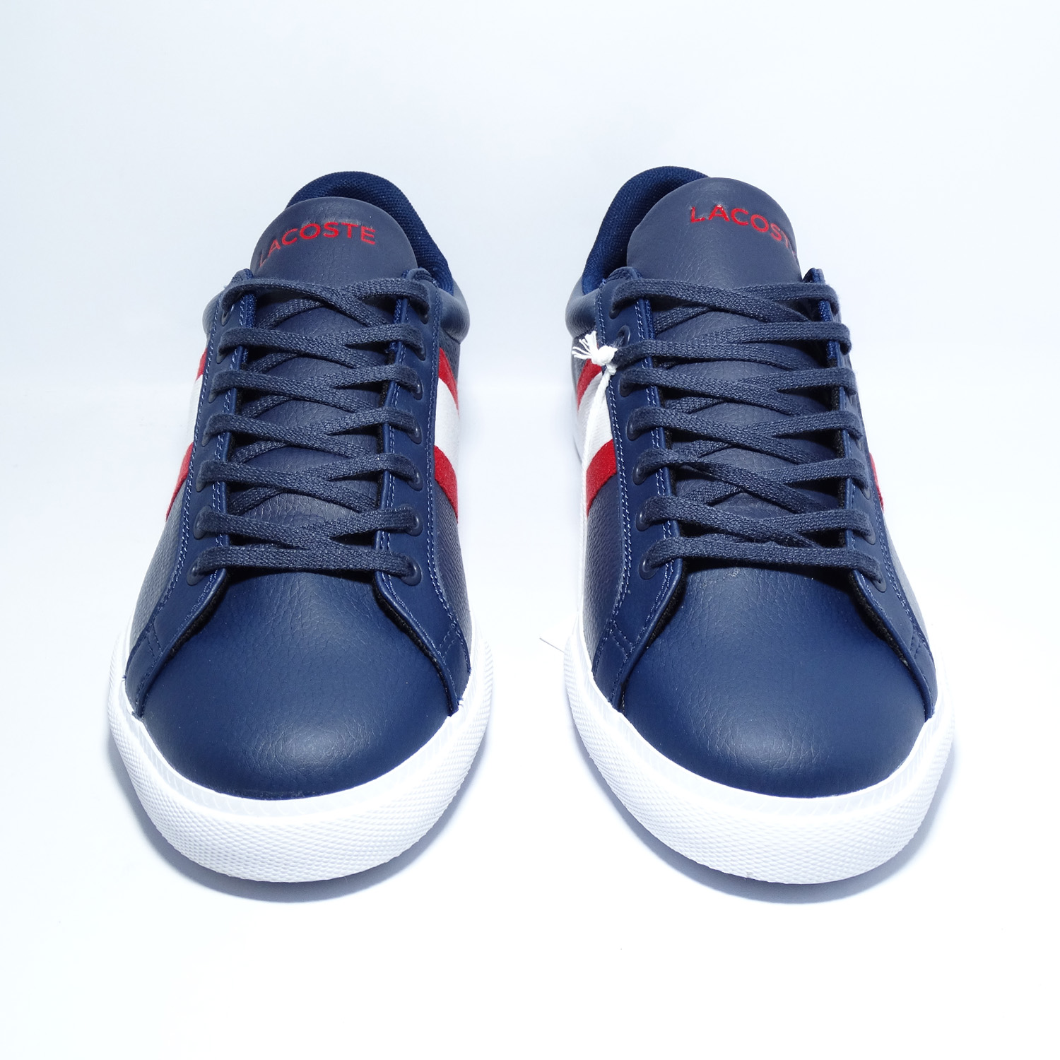 193367326569-1 ZAPATILLAS MINIMALISTA BASE AZUL Y DETALLES BLANCOS - Imagen 1