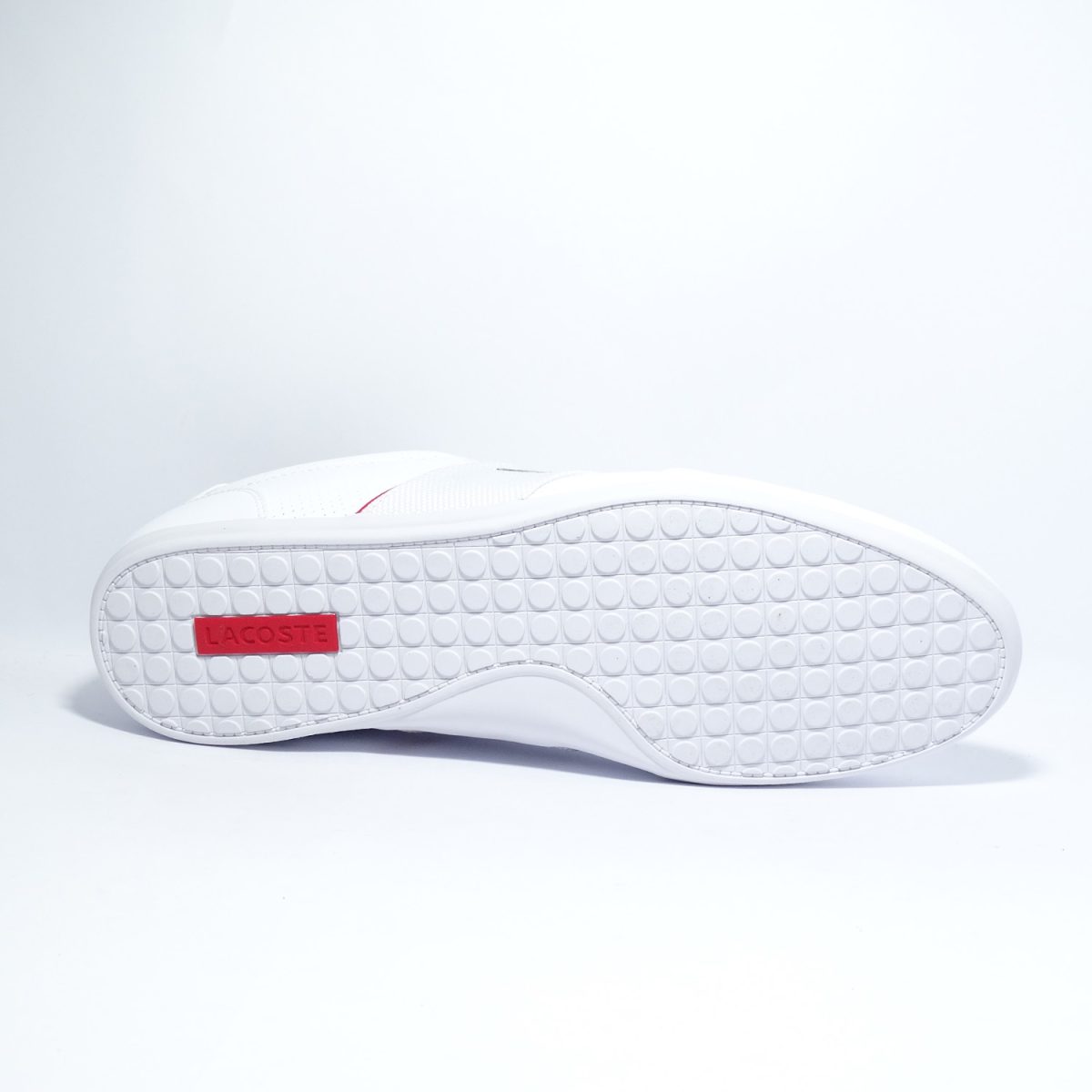 ZAPATILLAS URBANAS CON CARACTER EN BLANCO PURO Y DETALLES EN ROJO - Imagen 3