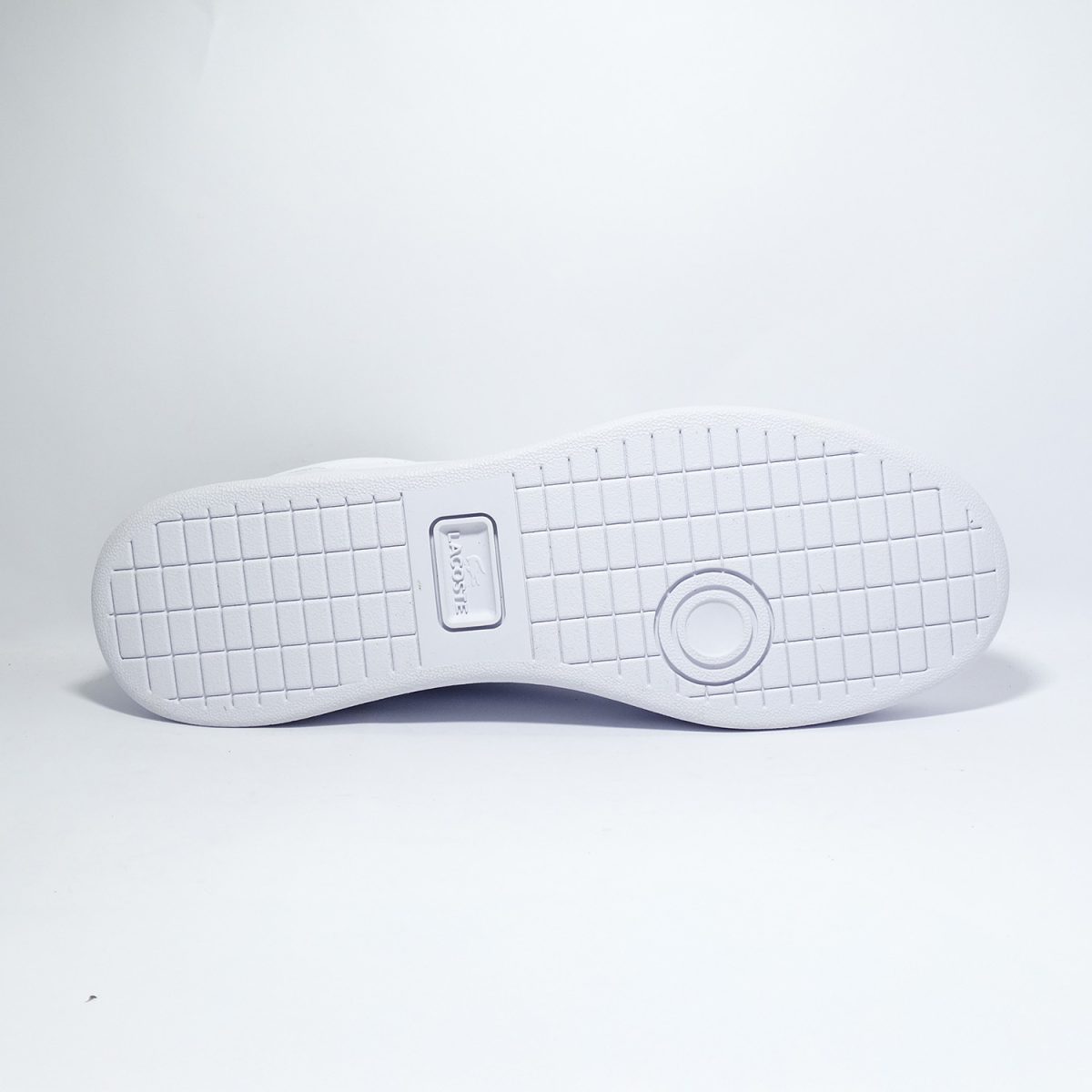 ZAPATILLAS CLASICA DE CUERO BLANCO CON DETALLES AZUL - ROJO - Imagen 2