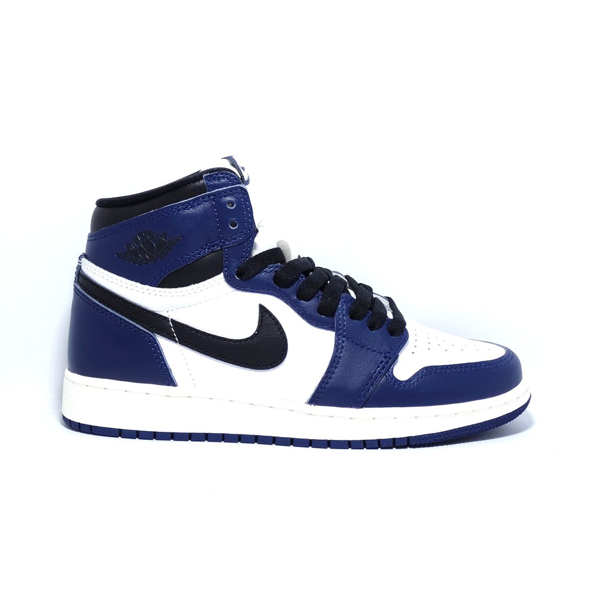 ZAPATILLAS PREMIUM DE CORTE ALTO EN AZUL MARINO Y BLANCO - Imagen 2