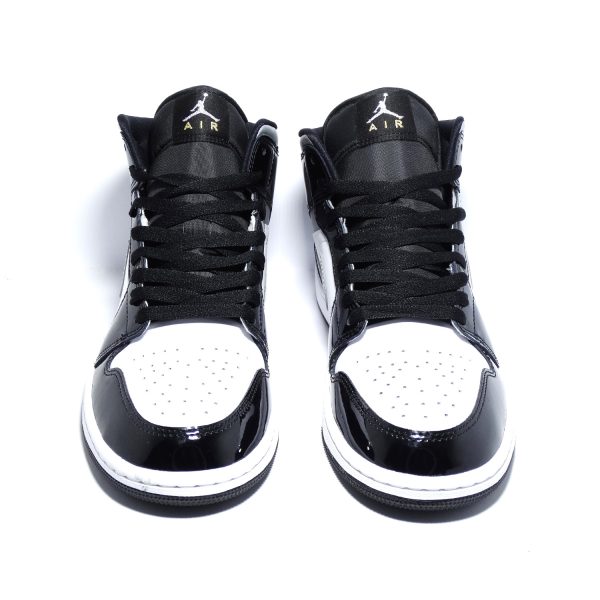 ZAPATILLAS PREMIUM DE CAÑA MEDIA EN NEGRO CON DETALLES METALICOS