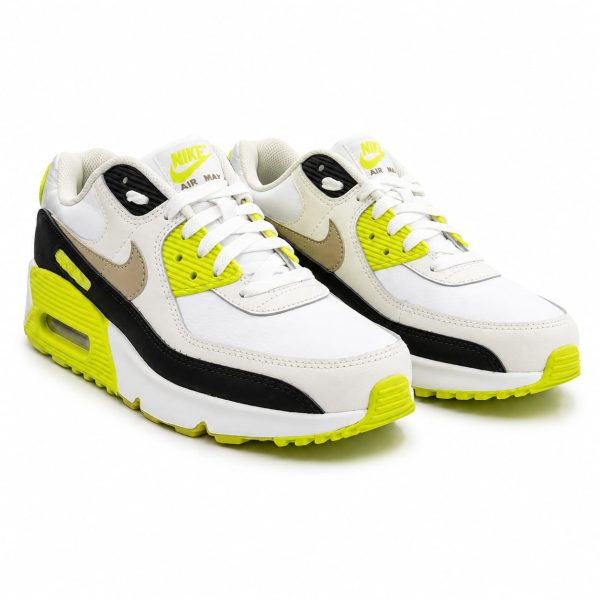 Zapatillas Urbanas Modelo Clasico Blanca Kaki