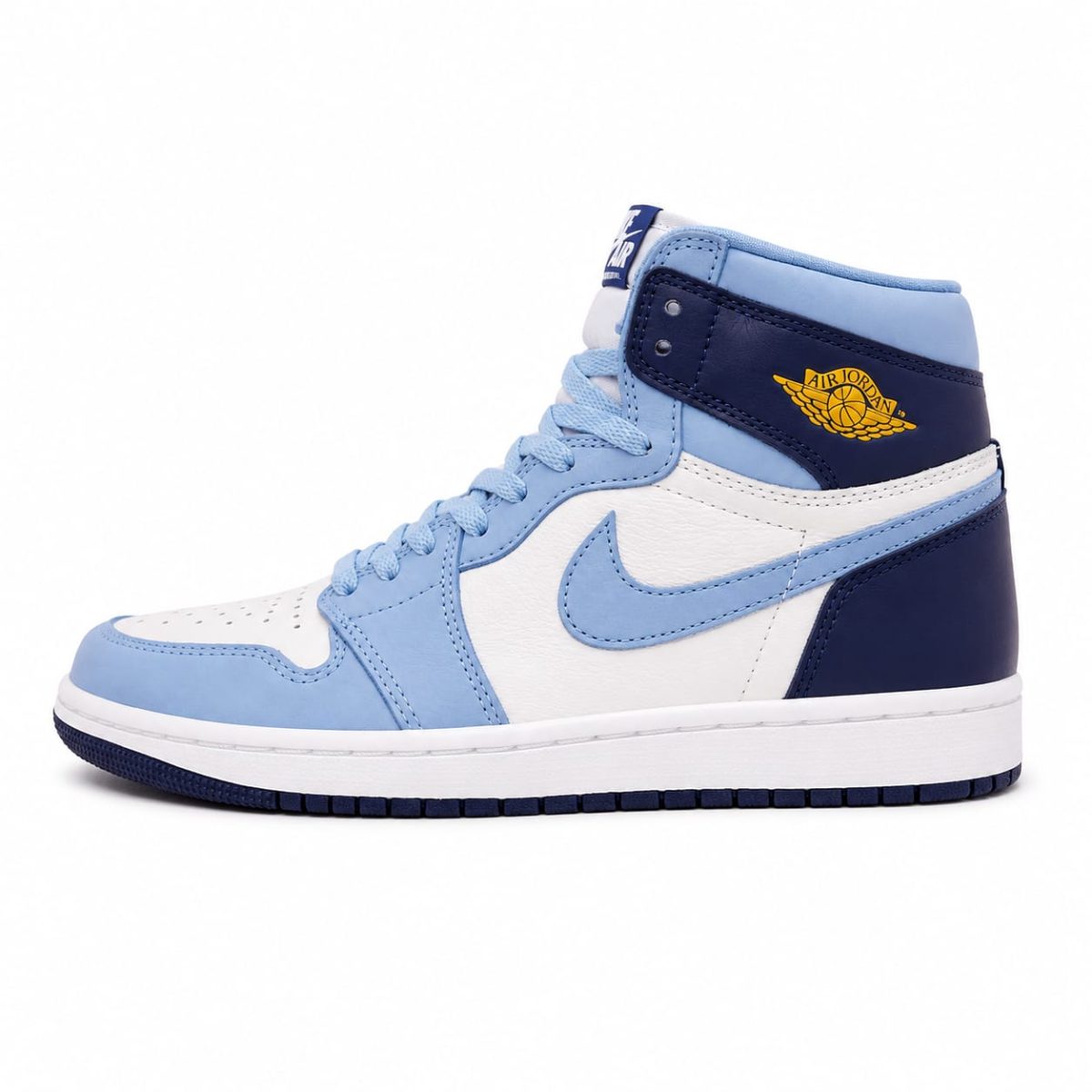 Zapatilla Premium Urbanas De Corte Alto En Tono Azul Intenso Y Oscuro - Imagen 3