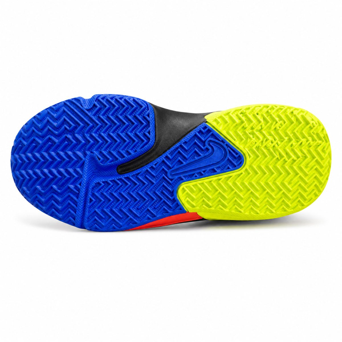 Zapatillas De Baloncesto Premium En Azul Intenso Con Detalles Rojos - Imagen 6