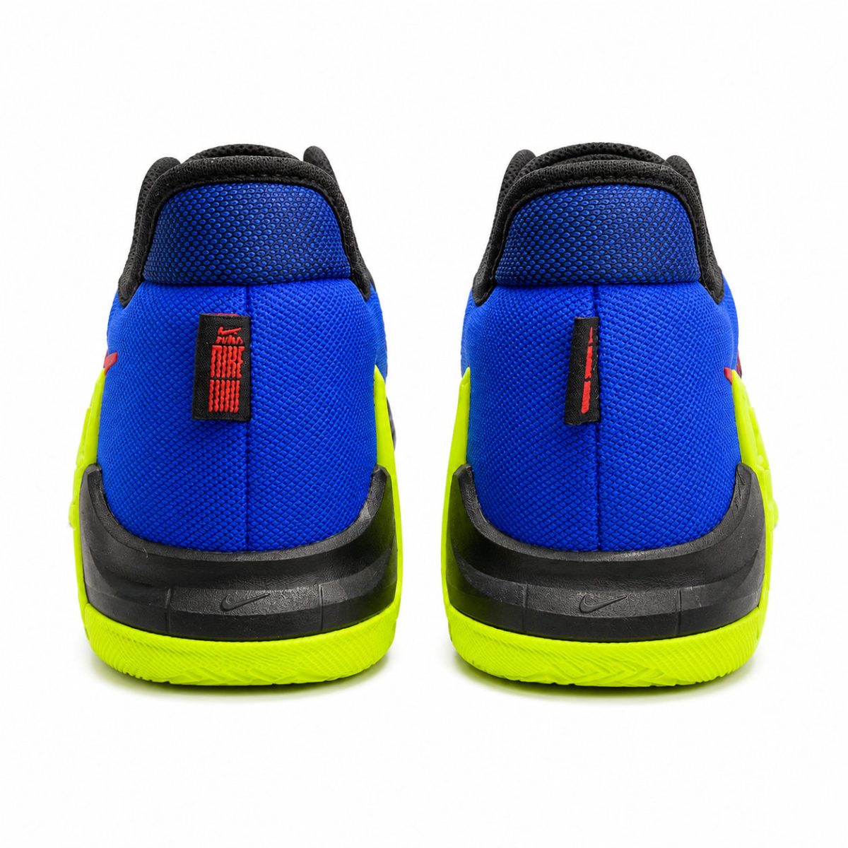 Zapatillas De Baloncesto Premium En Azul Intenso Con Detalles Rojos - Imagen 4