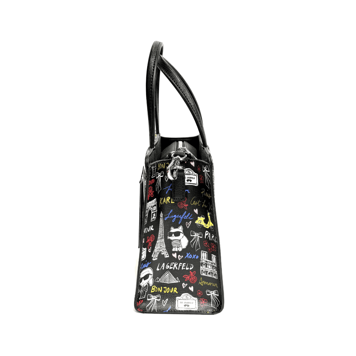 MINI TOTEBAG MULTILOGO MAYBELLE SATCHEL - Imagen 2