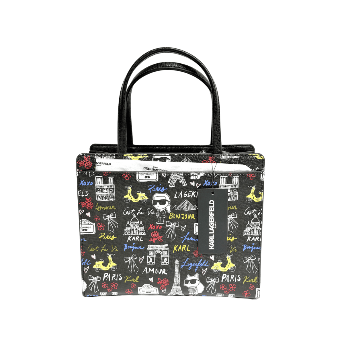 MINI TOTEBAG MULTILOGO MAYBELLE SATCHEL - Imagen 3