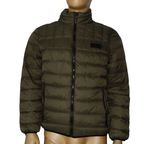 Chaqueta Acolchada Verde Clásica