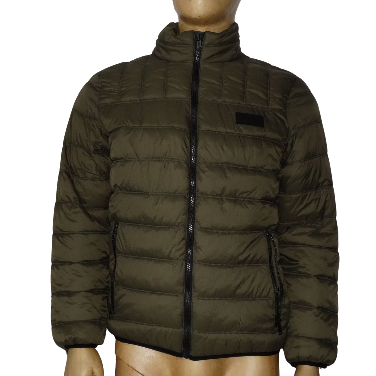 1 Chaqueta Acolchada Verde Clásica - Imagen 1
