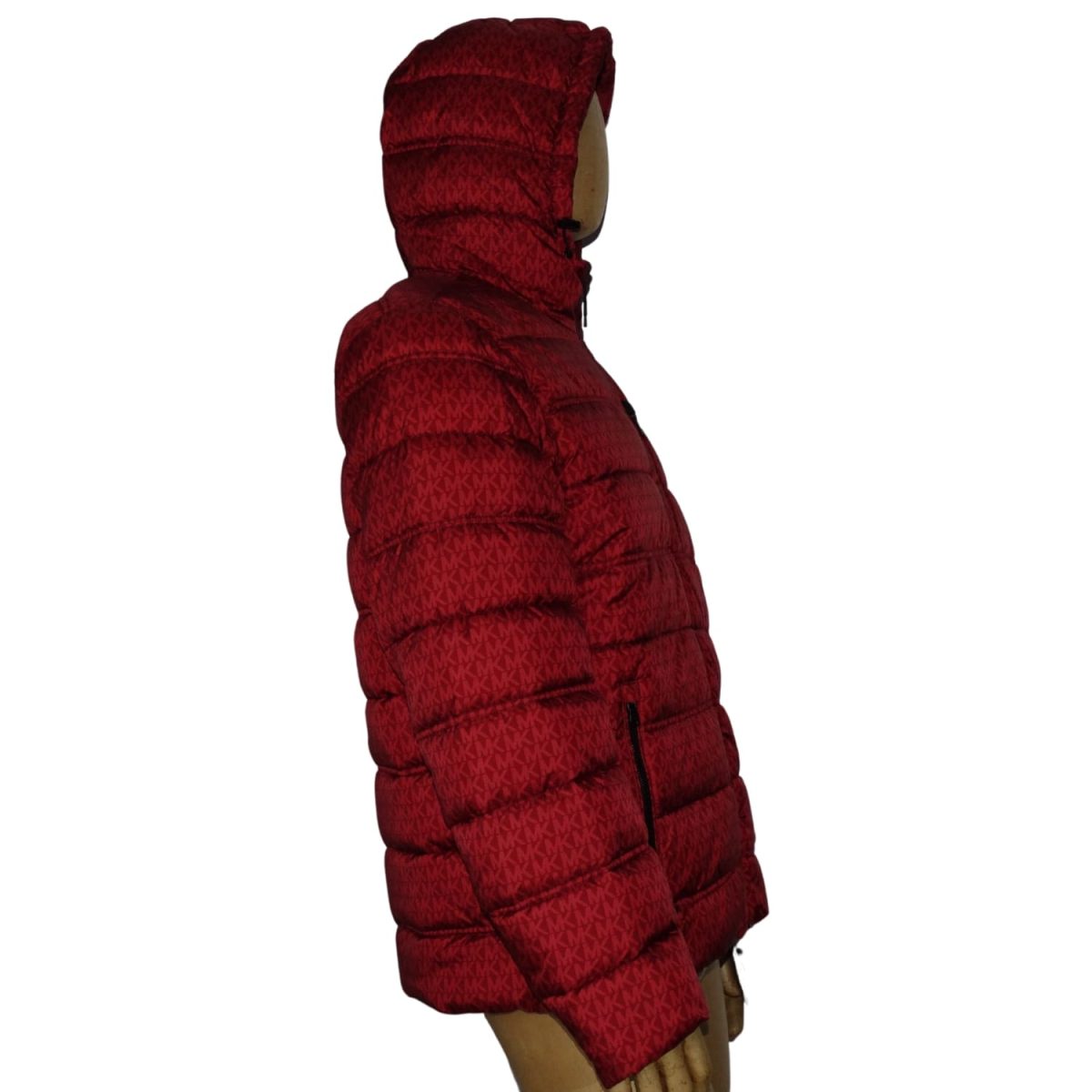 Chaqueta Multilogo Roja Acolchada Con Capucha Reversible - Imagen 4