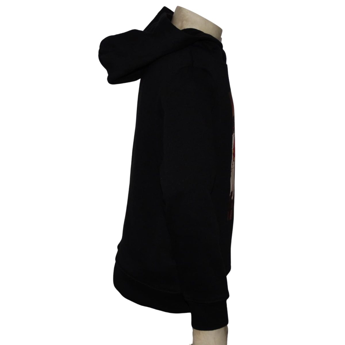 Poleron Negro con Capucha Logo Navideño - Imagen 2