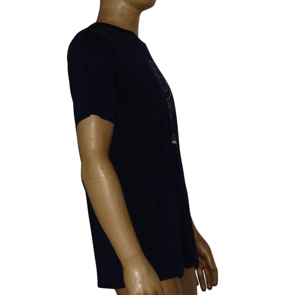 Polera Cuello Redondo Azul Marino Logo Engomado - Imagen 2