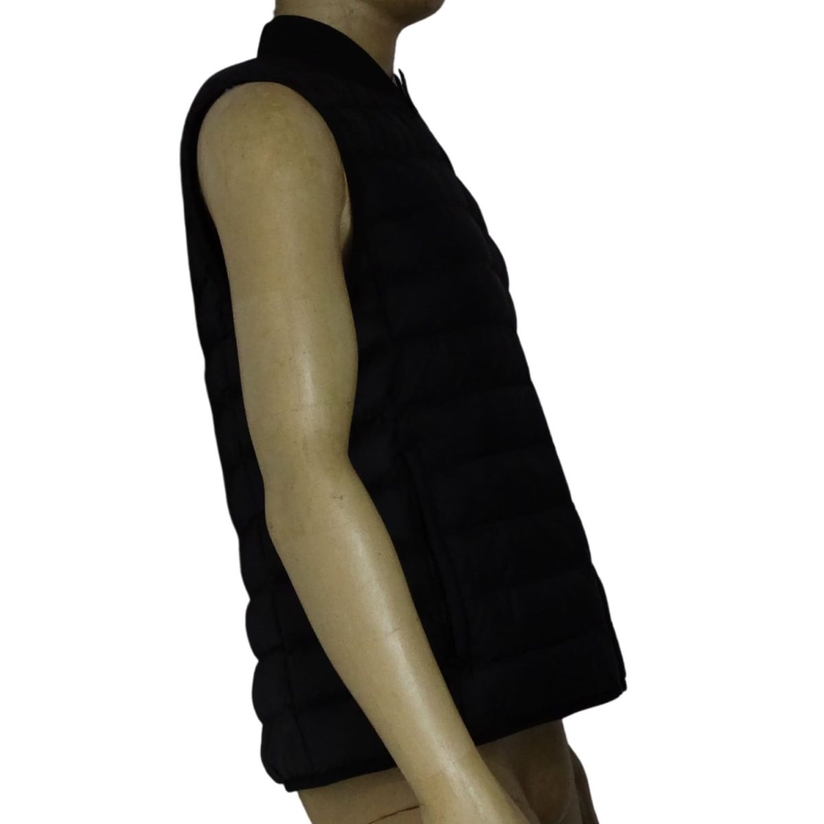 Chaqueta Negra Sin Mangas Acolchada - Imagen 2