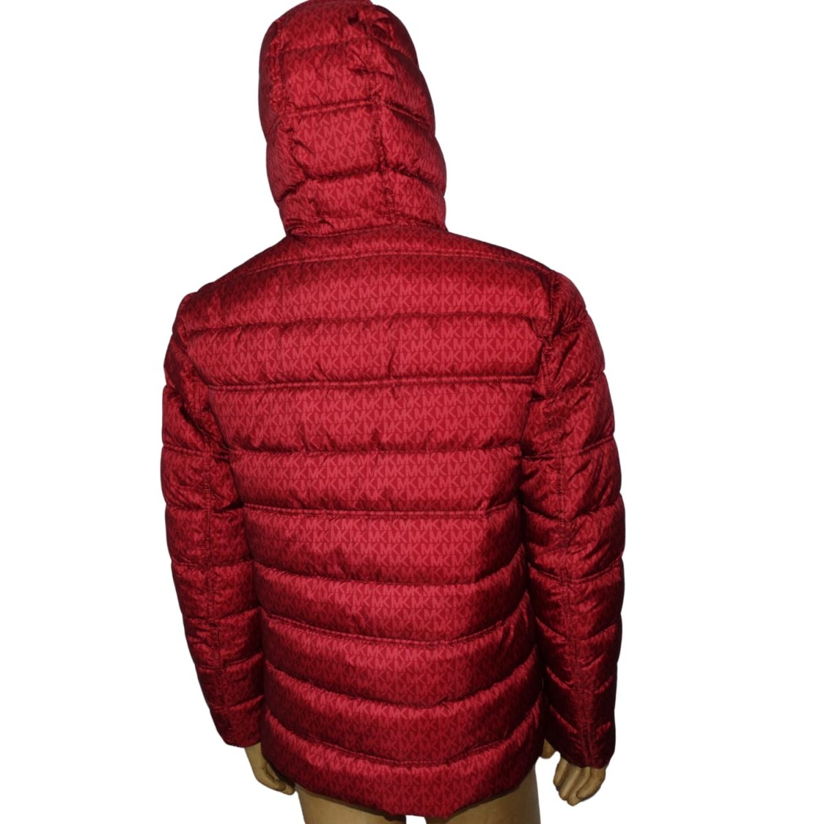 Chaqueta Multilogo Roja Acolchada Con Capucha Reversible - Imagen 3