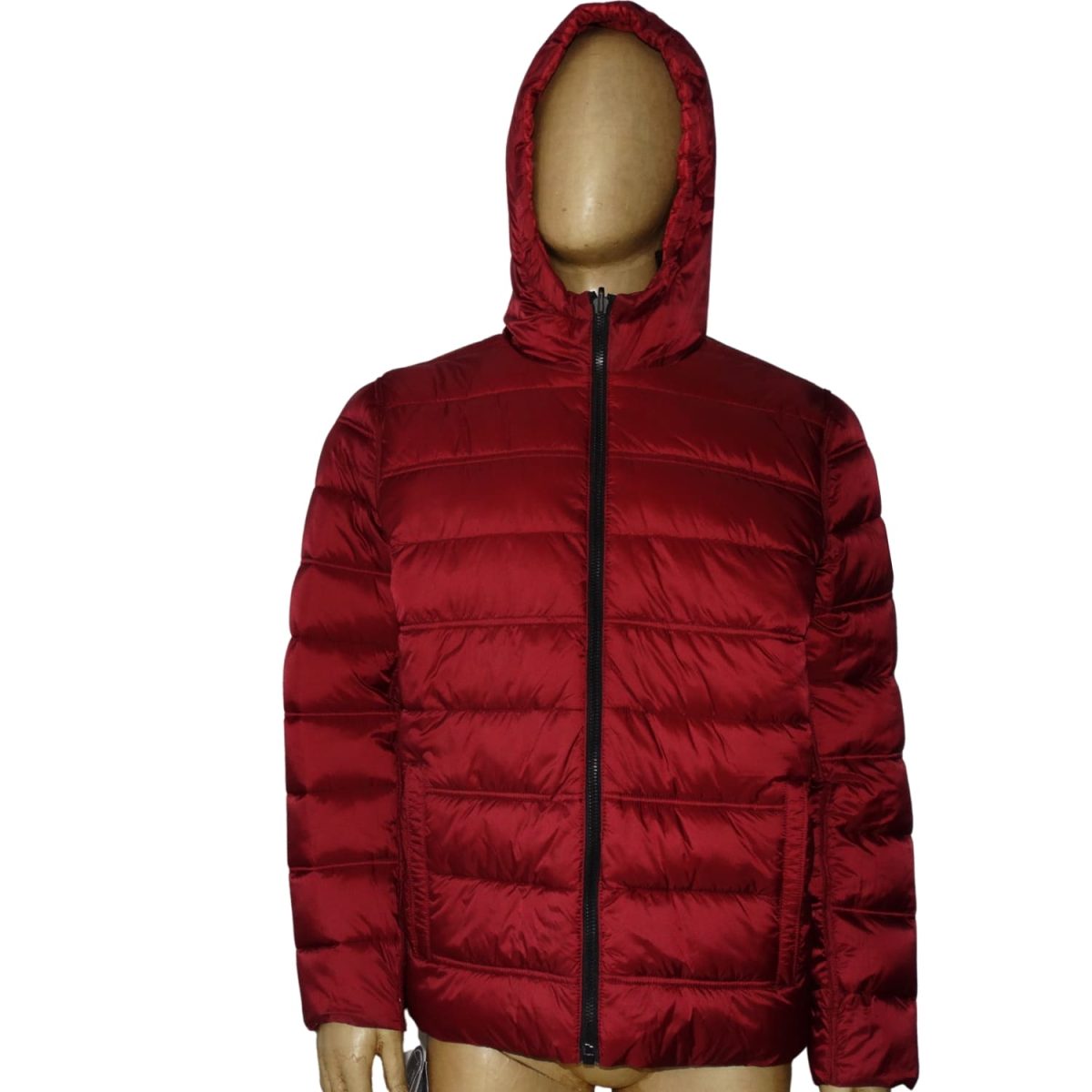 Chaqueta Multilogo Roja Acolchada Con Capucha Reversible - Imagen 2