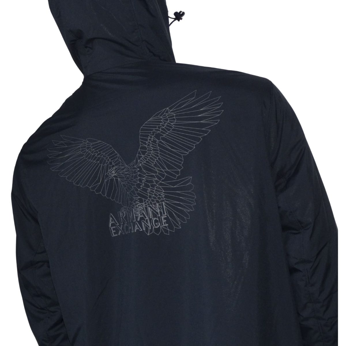 Parka Impermeable Azul Marino Diseño Aguila - Imagen 4
