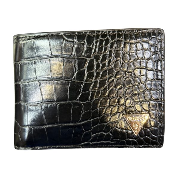Billetera Negra Snake Print