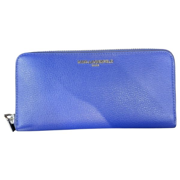 Billetera Azul con Plateado