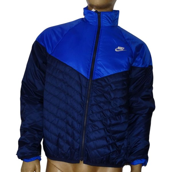 Chaqueta Acolchada Manga Larga Tonos Azules