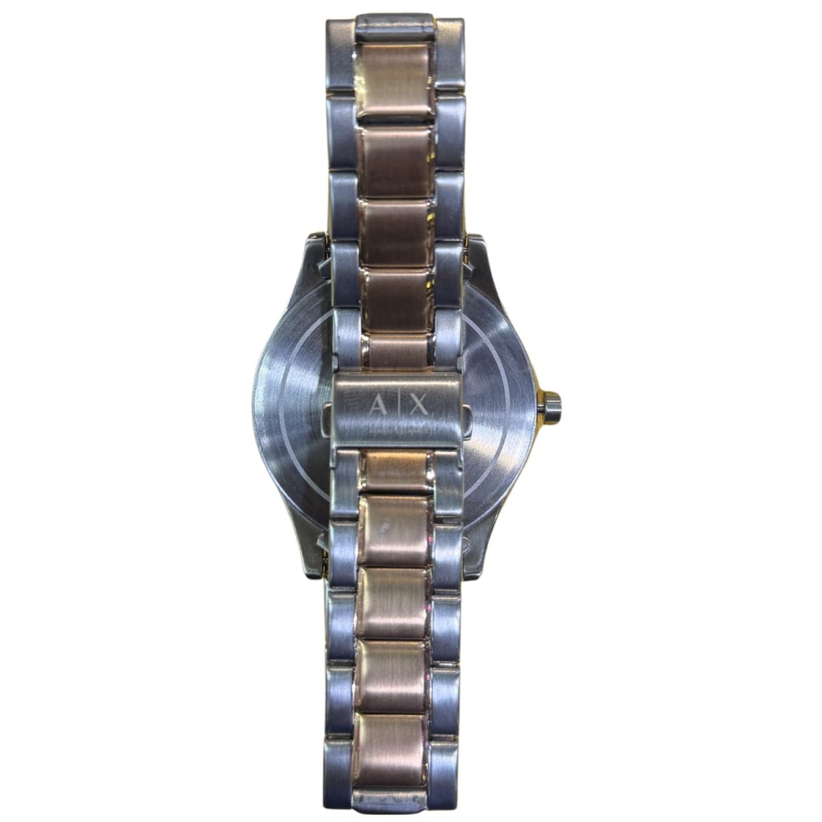 Reloj Dorado-Plateado cara Negra AX - Imagen 2