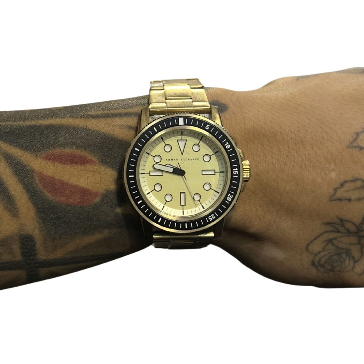 Reloj Dorado Cara Dorada AX - Imagen 3