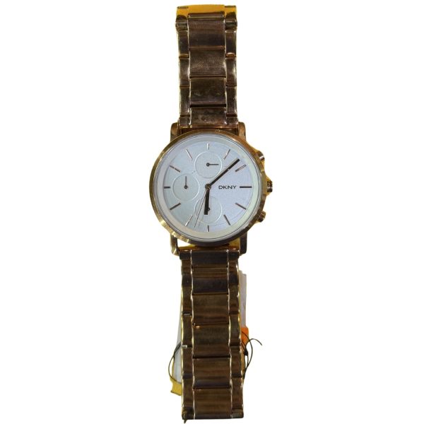 Reloj Dorado cara Blanca DKNY