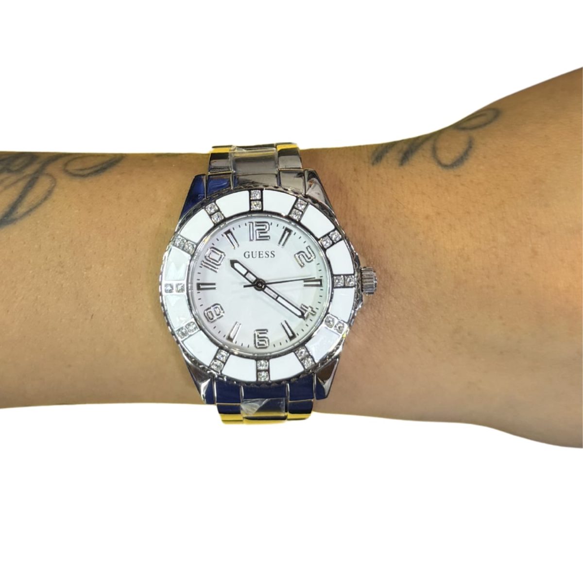 Reloj Plateado cara Blanca - Imagen 3