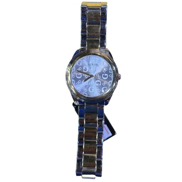 Reloj Dorado-Plateado cara Multilogo