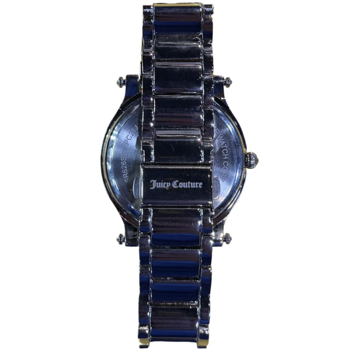 Reloj Plateado con Pedreria y detalles Rosa - Imagen 2