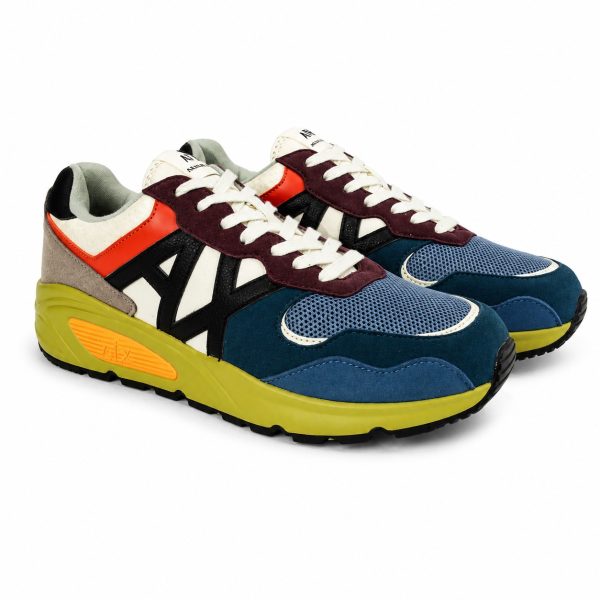 Zapatilla Deportiva Multicolor Logo Lateral