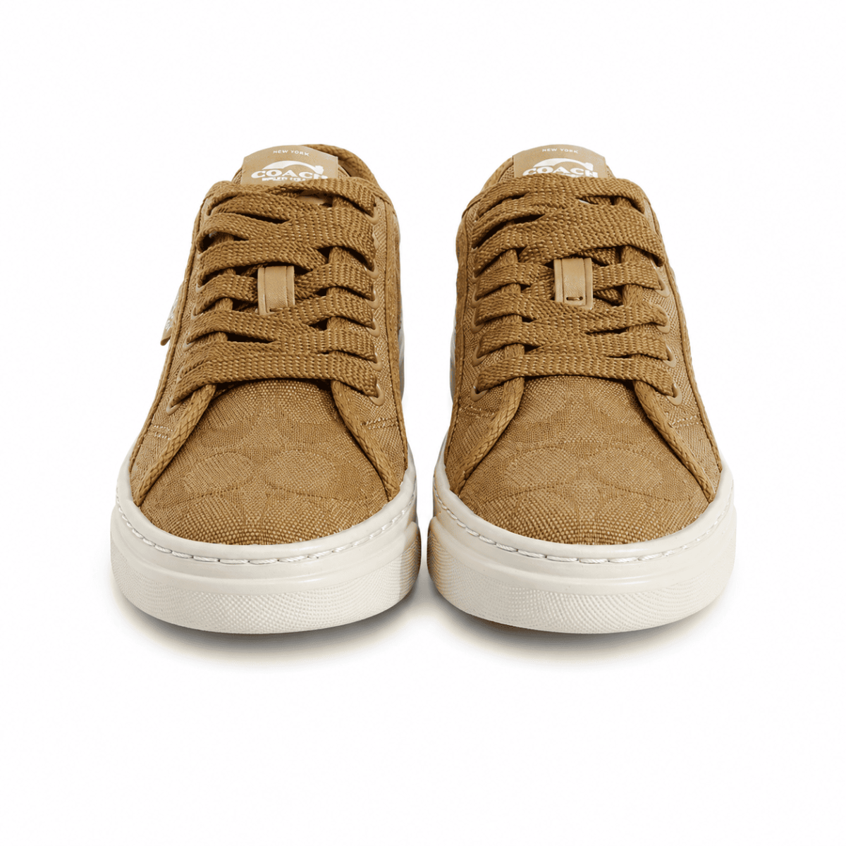 Zapatilla Camel Tela Texturizada Monograma - Imagen 2