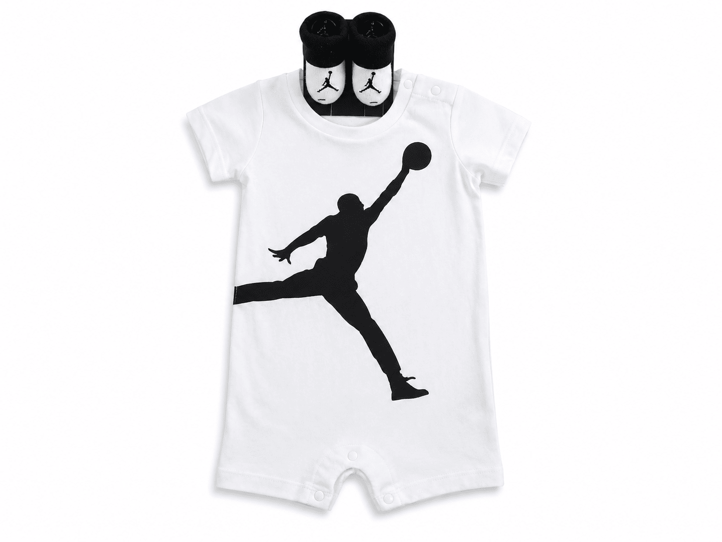 Conjunto 2 Piezas Jordan Blanco 0 a 6 Meses Conjunto 2 Piezas Blanco - Imagen 1