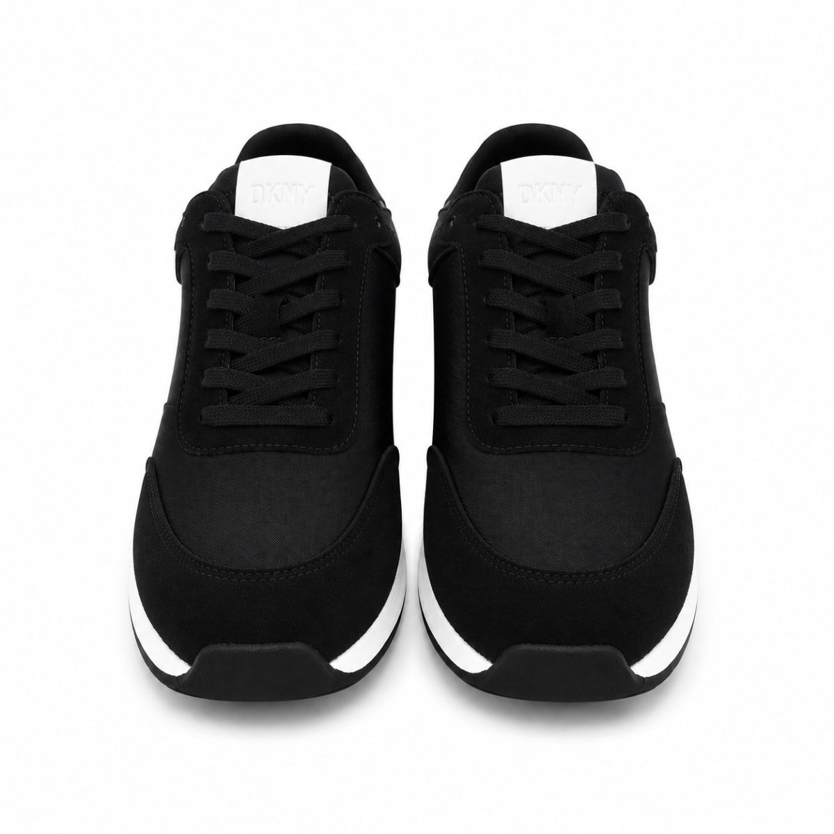 Zapatilla Casual Negra Logo Blanco - Imagen 2