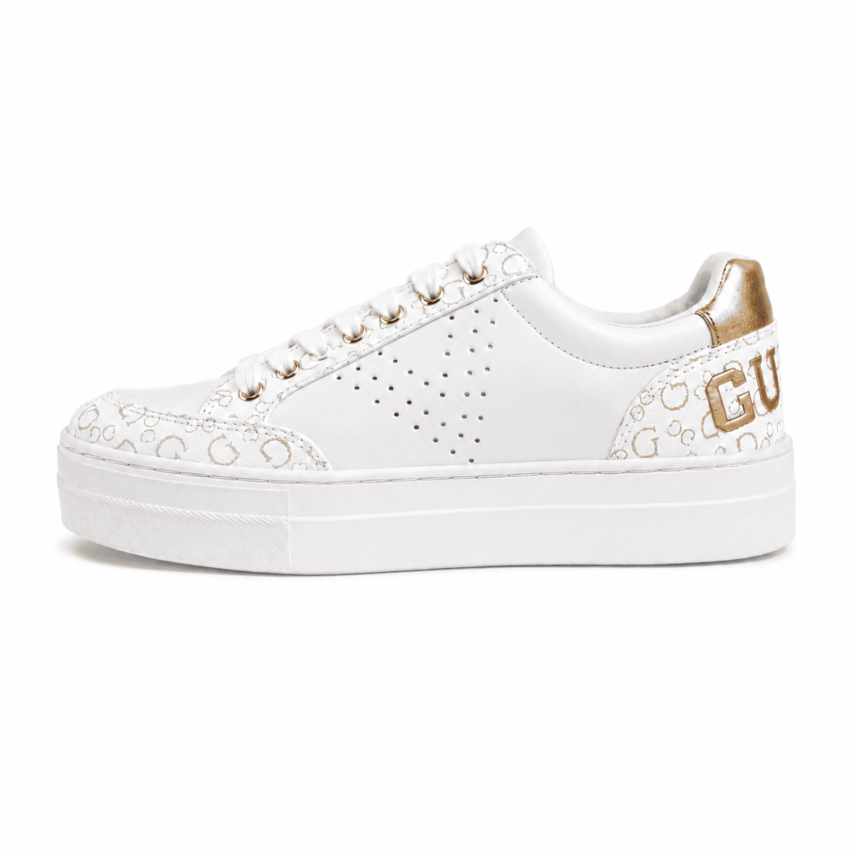 GFPipere 6 Blanca Con Detalles Dorados - Imagen 5
