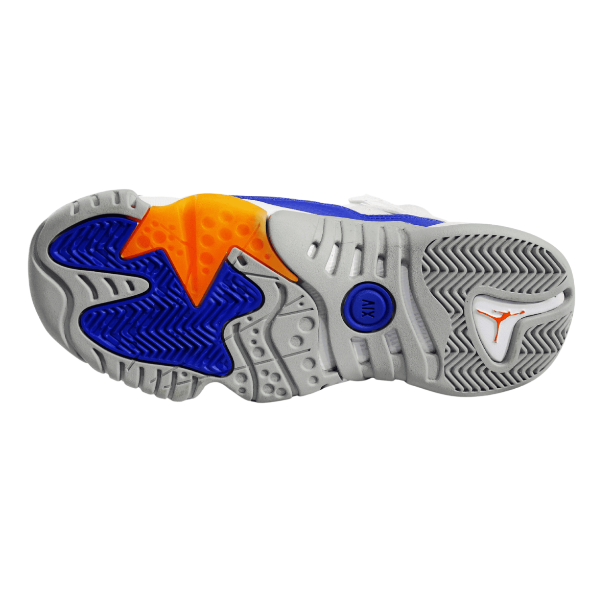 Zapatilla Blanca con Azul y Naranja - Imagen 6