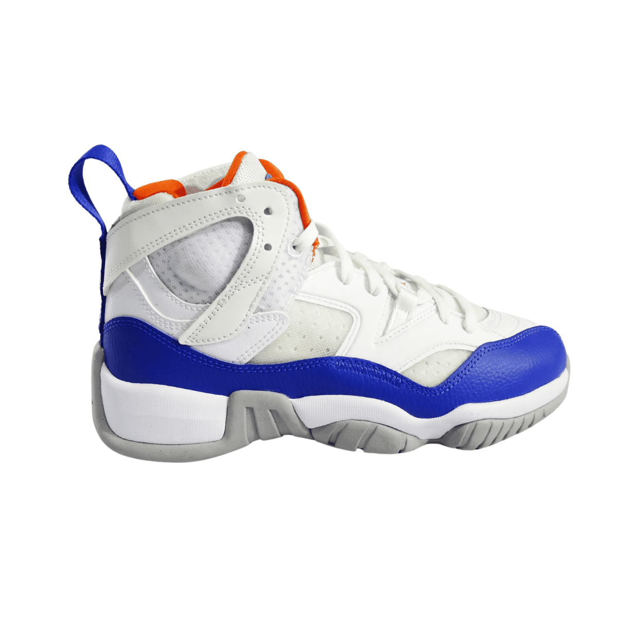 Zapatilla Blanca con Azul y Naranja - Imagen 3