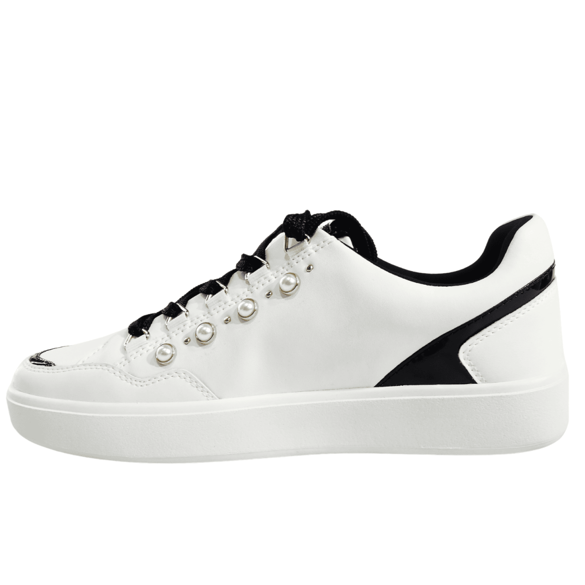 Zapatilla Blanca con Perlas - Imagen 5