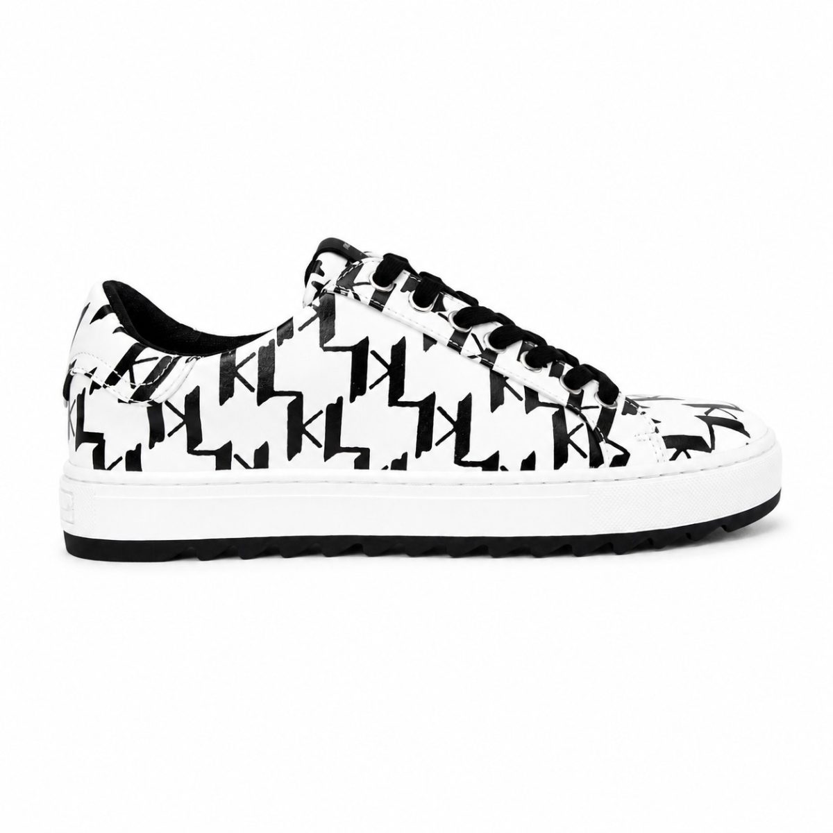 Zapatilla Blanca - Negra Multilogo - Imagen 3