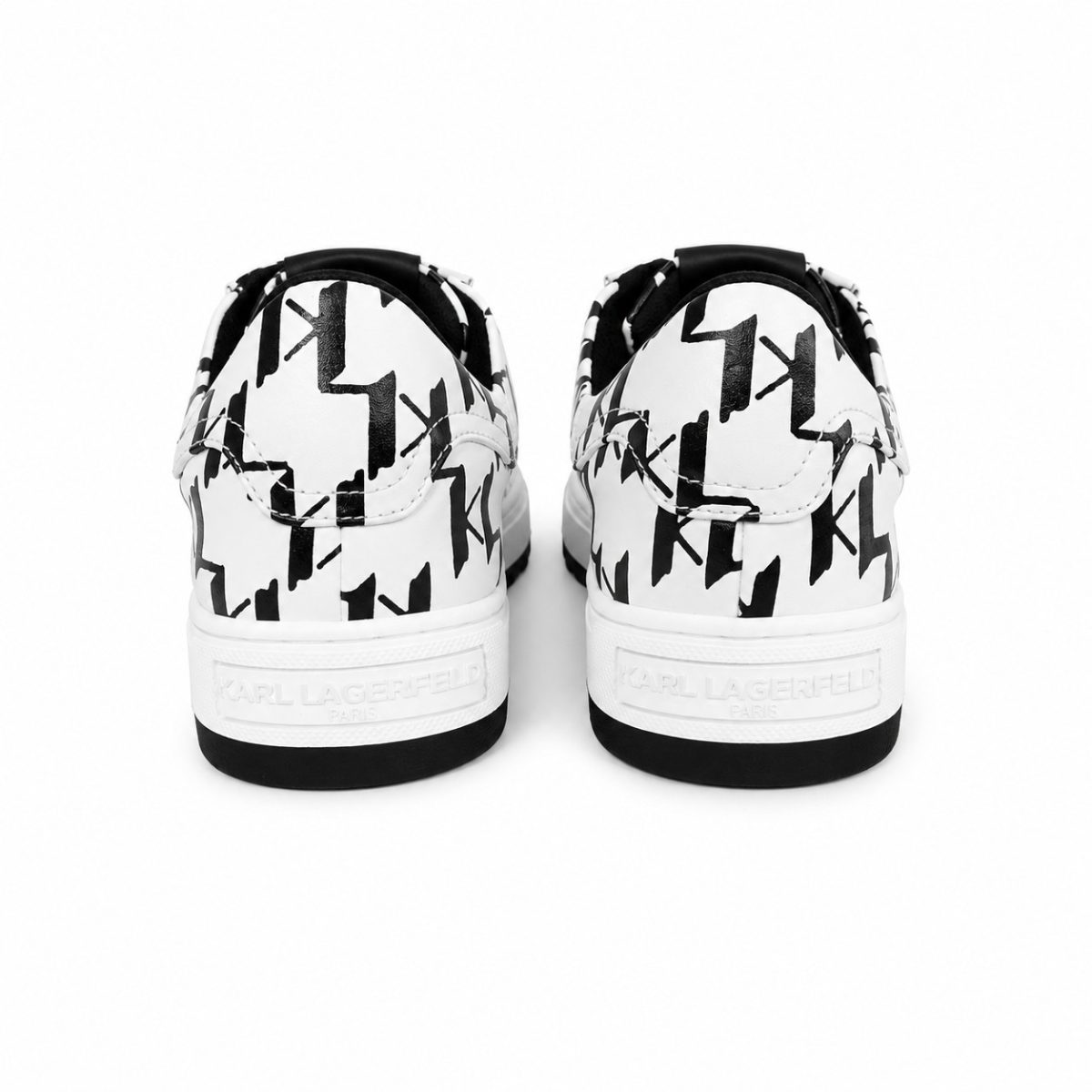 Zapatilla Blanca - Negra Multilogo - Imagen 4