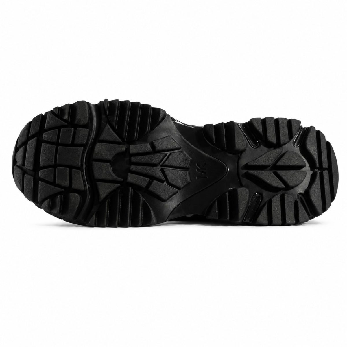 Zapatilla Exclusiva Negra Con Detalle De Gamuza Gris - Imagen 6