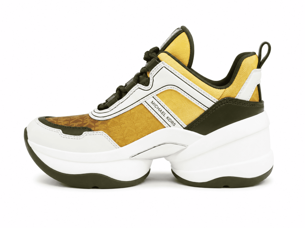Zapatilla Amarrillo - Blanco Con Plataforma - Imagen 5