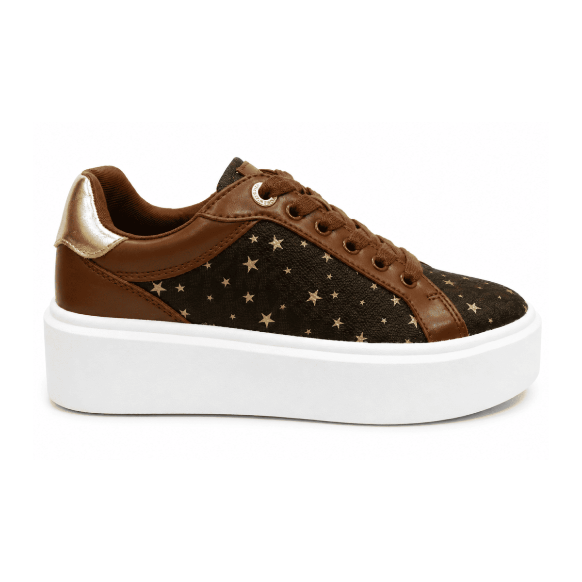 Zapatilla Café con Dorado - Imagen 3
