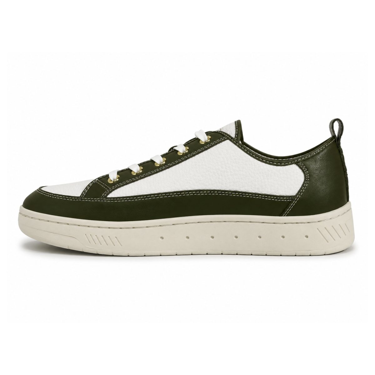 Zapatilla Clásica Blanca - Verde Pistacho - Imagen 3