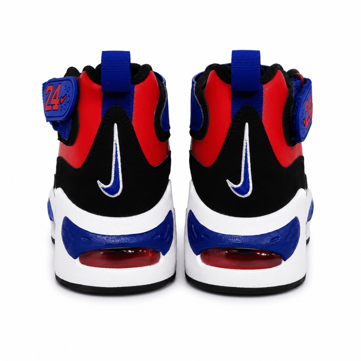 Zapatilla Retro 24 Rojo - Azul De Media Caña - Imagen 4