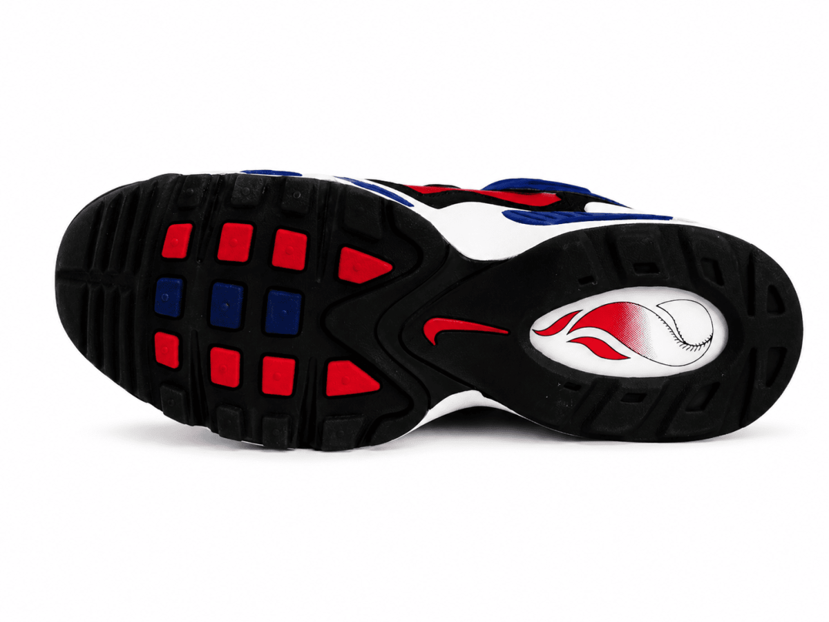 Zapatilla Retro 24 Rojo - Azul De Media Caña - Imagen 6