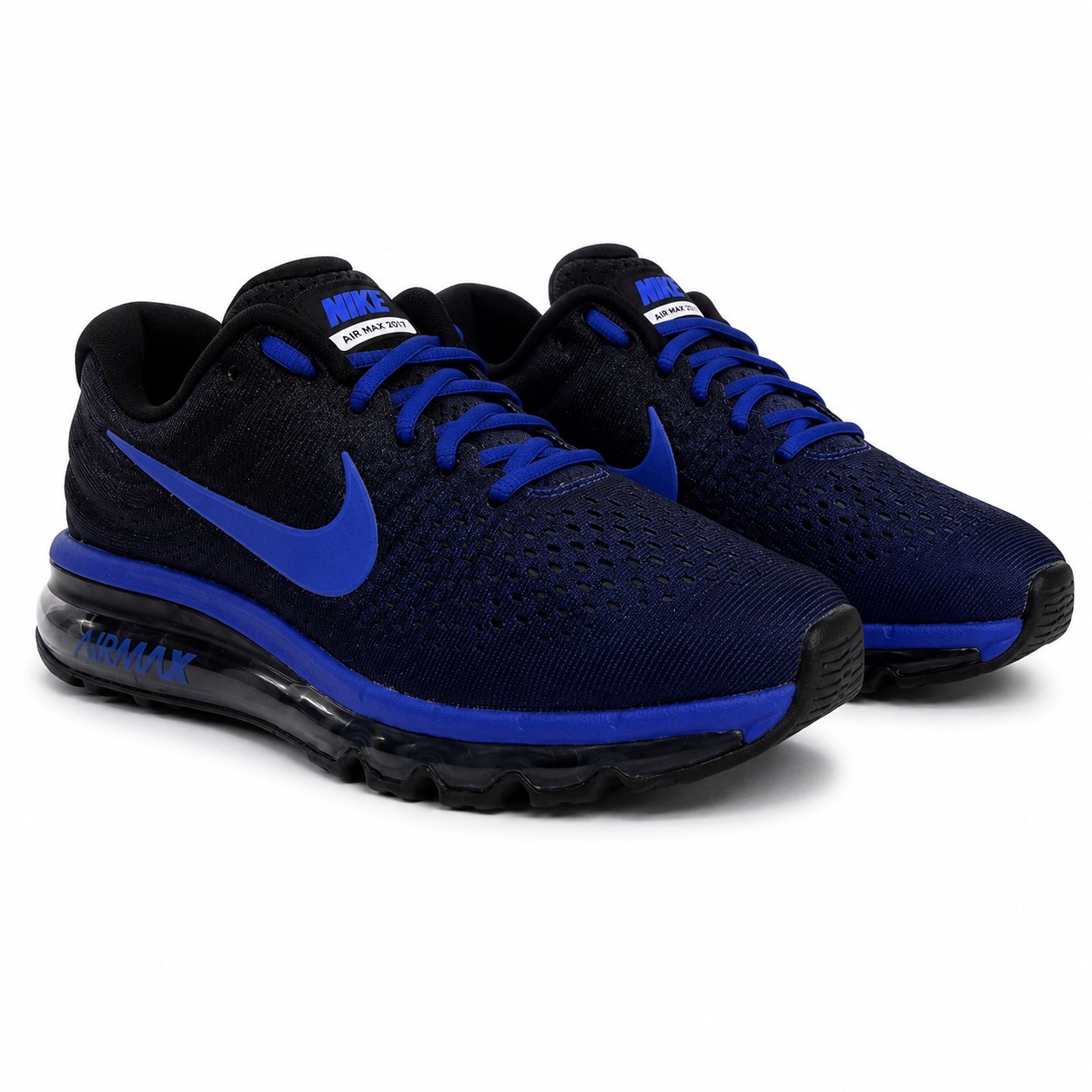 Nike Air Max 2017 Talla 43 Zapatilla Deportiva Degrade Azul - Negro Con Aire - Imagen 1