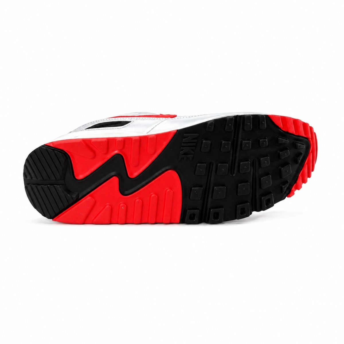 Zapatilla Retro Plateada - Rojo Con Aire - Imagen 6