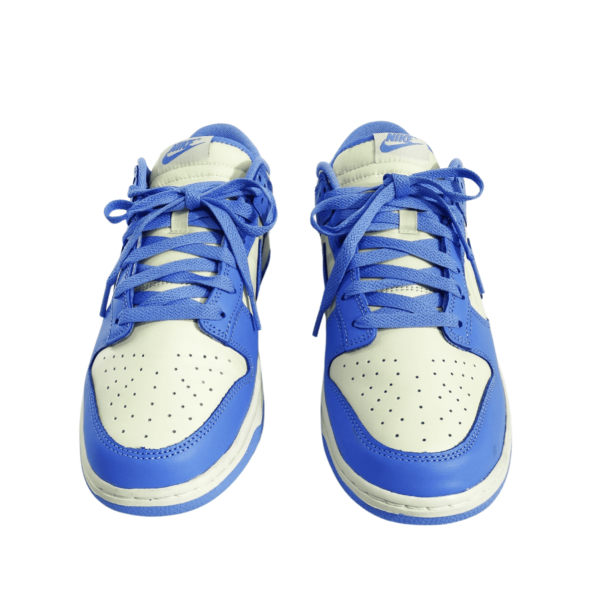 Zapatilla Blanco Con Detalles Celestes De Estilo Retro - Imagen 2