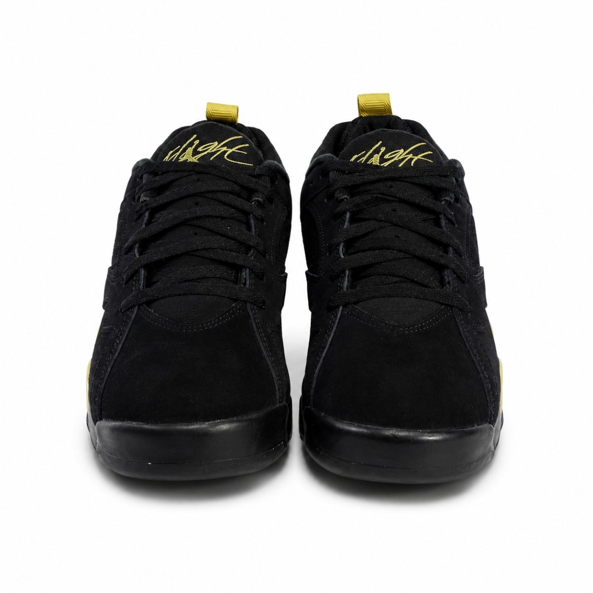 Zapatillas Negra Con Detalles Amarillo - Imagen 2