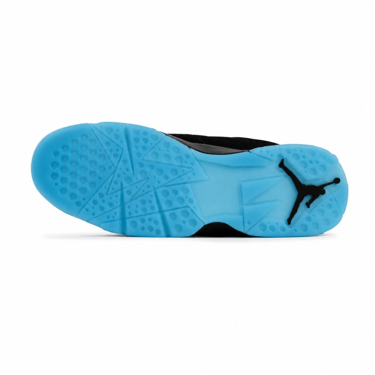Zapatilla Luminiscente Negra Con Detalles Celestes - Imagen 6